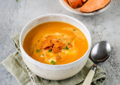 Soupe de patates douces