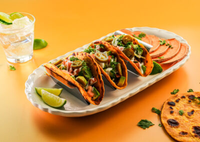 Patates douces farcies aux tacos