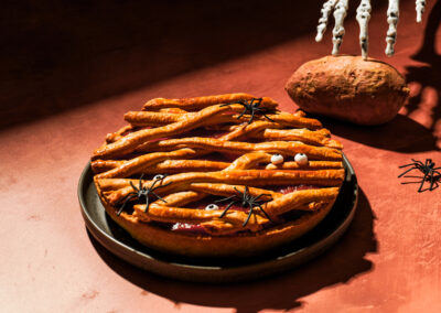 Tarte à la patate douce et à la maman