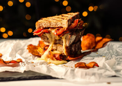 Croque-monsieur aux restes de Noël