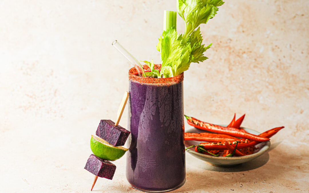 Purple Sweetpotato Bloody Mary