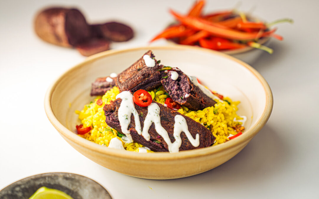 Purple Sweetpotato Koftas